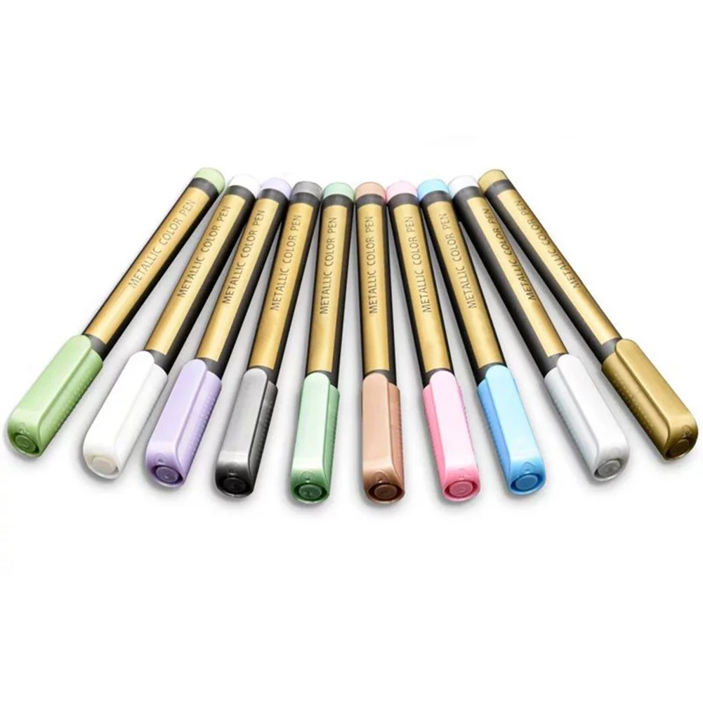 10 Pcs Waterproof Paint Marker Pen Safe Gift Portable Graffiti for Student Writing JHP-Best