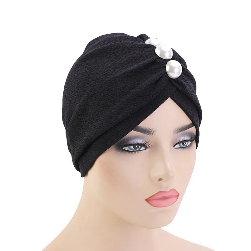 New Women Muslim Velvet Chemo Cap Rhinestone Turban Hats Islamic Headscarf Wrap