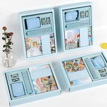 Joytop блокнот Подарочная коробка доброе утро Hipster Примечания бухгалтерская книга комплект тряпичным мешком Тетрадь изготовления на заказ оптом с напечатанным логотипом