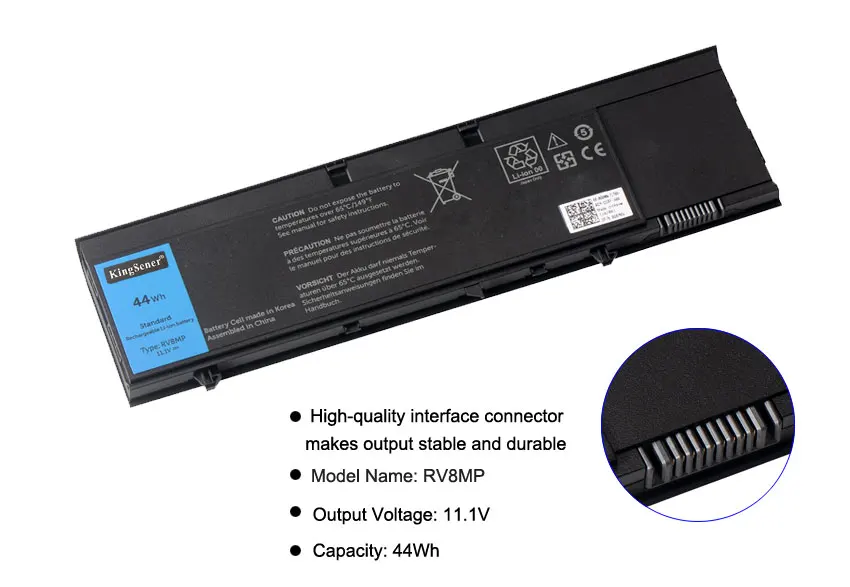 KingSener RV8MP ноутбук Батарея для DELL Latitude XT3 планшетный ПК H6T9R 1NP0F 37HGH 0422N4 05WFK6 01PN0F 11,1 V 44WH
