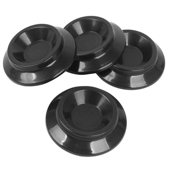 

Quality 4Pcs Black Piano Castor Cup Pad Foot Pads Double Wheeled Floor Carpet Protector Keyboard Instrument Accessories