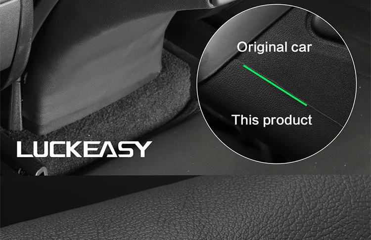 LUCKEASY Невидимый интерьер Antu Kick Pad для Tesla модель X- hide lnterior анти Kick боковой край пленка защитная наклейка