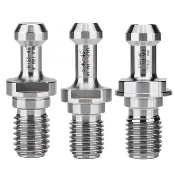 

45 Degree Chrome Plated Steel Pull Stud Retention Knob for Milling Tool Holder CNC Milling Machine High hardness