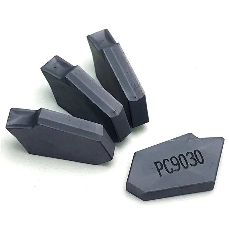 Пазовальный инструмент SP300 PC9030 Пазовая карбидная вставка для токарного станка инструмент SP 300 пробор и пазовка токарная вставка для SPB32-3 держатель инструмента