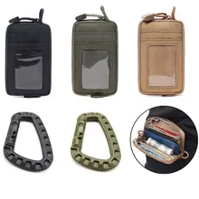Тактический кошелек сумка для карт водонепроницаемый держатель для карточки-ключа сумка для денег на открытом воздухе Военная многофункциональная поясная сумка для охоты