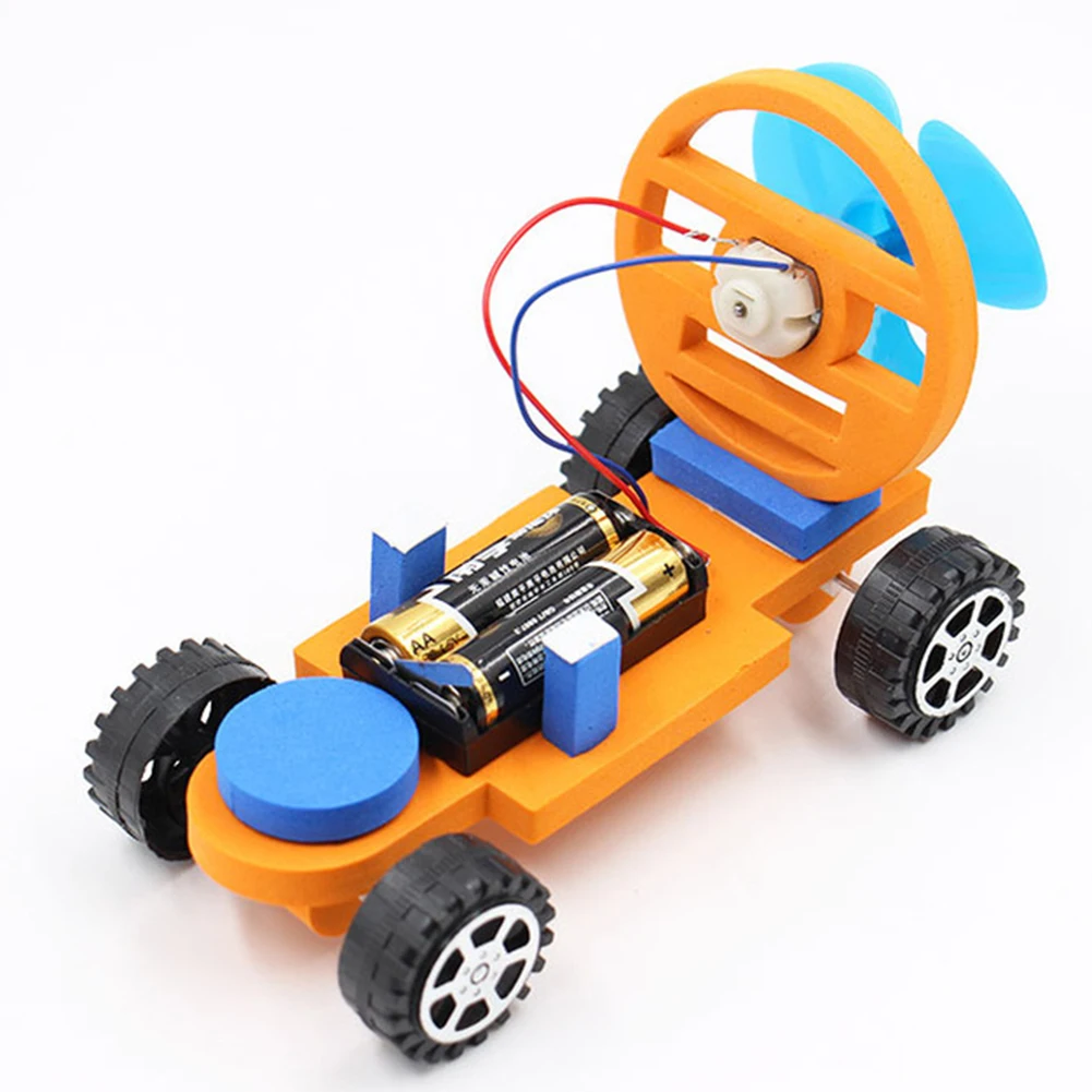 DIY сборка электрический спортивный автомобиль научная модель для эксперимента обучающая детская игрушка DIY Модель игрушки DIY сборка научный эксперимент комплект