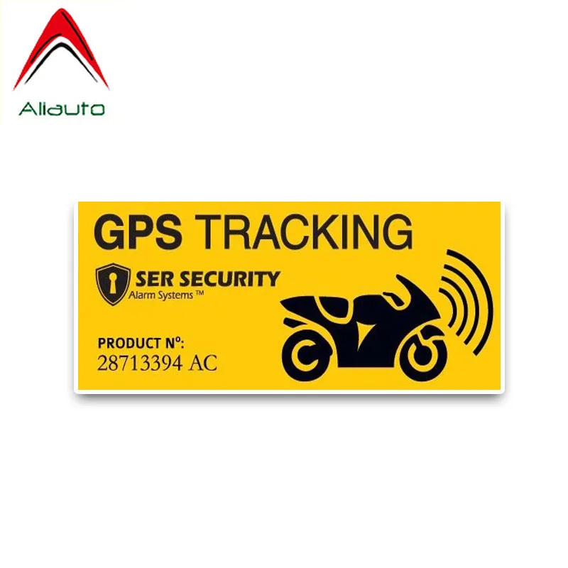

Aliauto Fashion Car Sticker GPS Tracking Yellow and Black PVC Sunscreen Waterproof Creative Decoration Decals,11cm*5cm