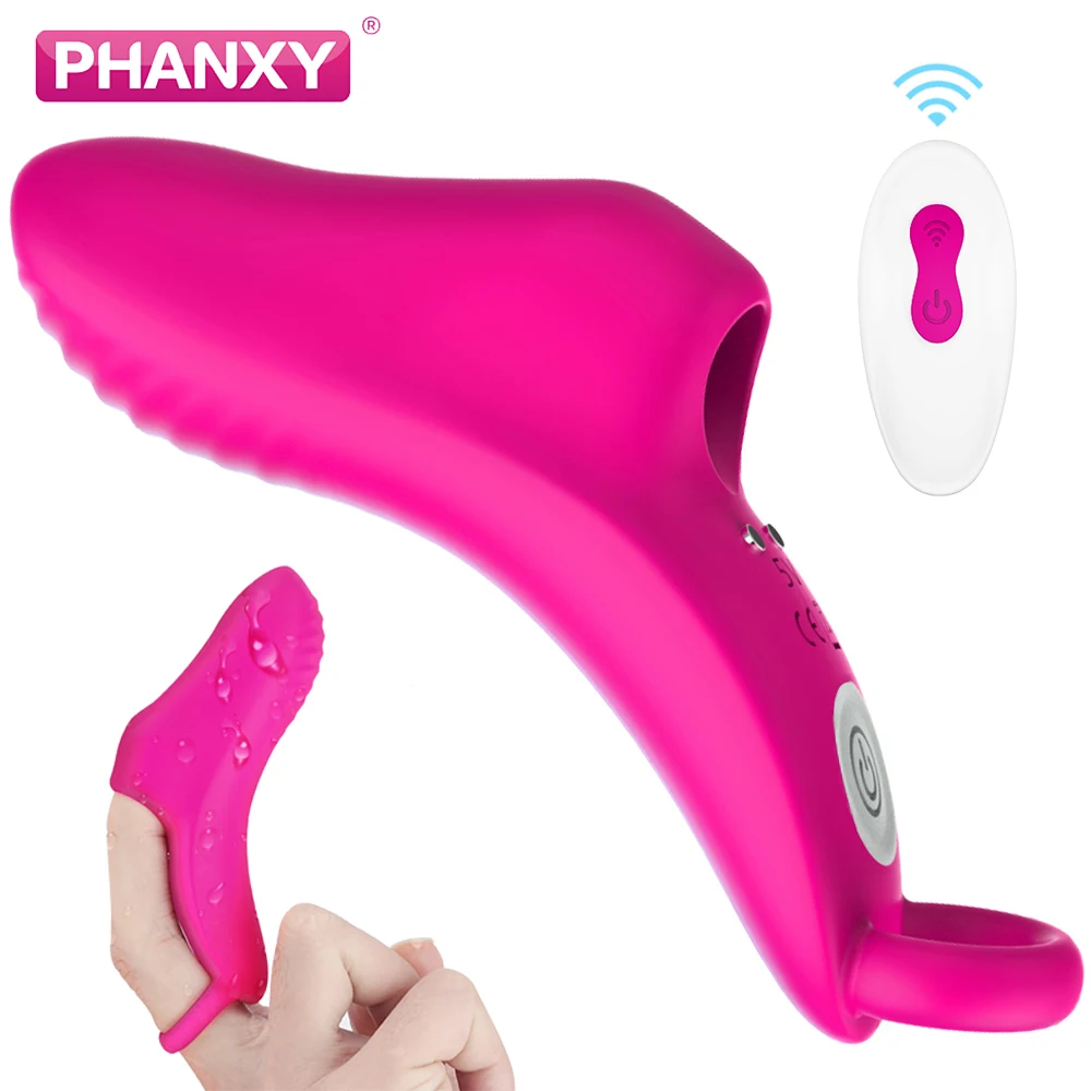 Вибратор для пальцев PHANXY массажер точки G Стимулятор клитора вибратор Женский