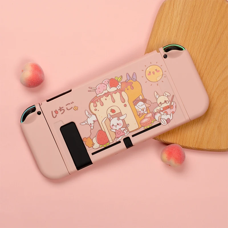 Protective Shell For Nintendo Switch Case Cute Kawaii Cat Dog Soft TPU Cover For Nintendo Switch Skin Console JoyCon Accessories