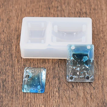 

Epoxy Button Necklace Pendant Silicone Mold With Hole For DIY Cloth Decorantion Making Finding Accessories Jewelry