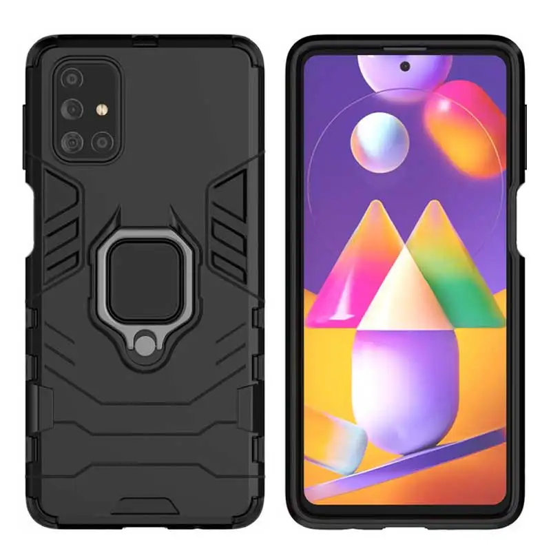 Ударопрочный чехол для Samsung Galaxy M31S силиконовый Жесткий телефона магнитный