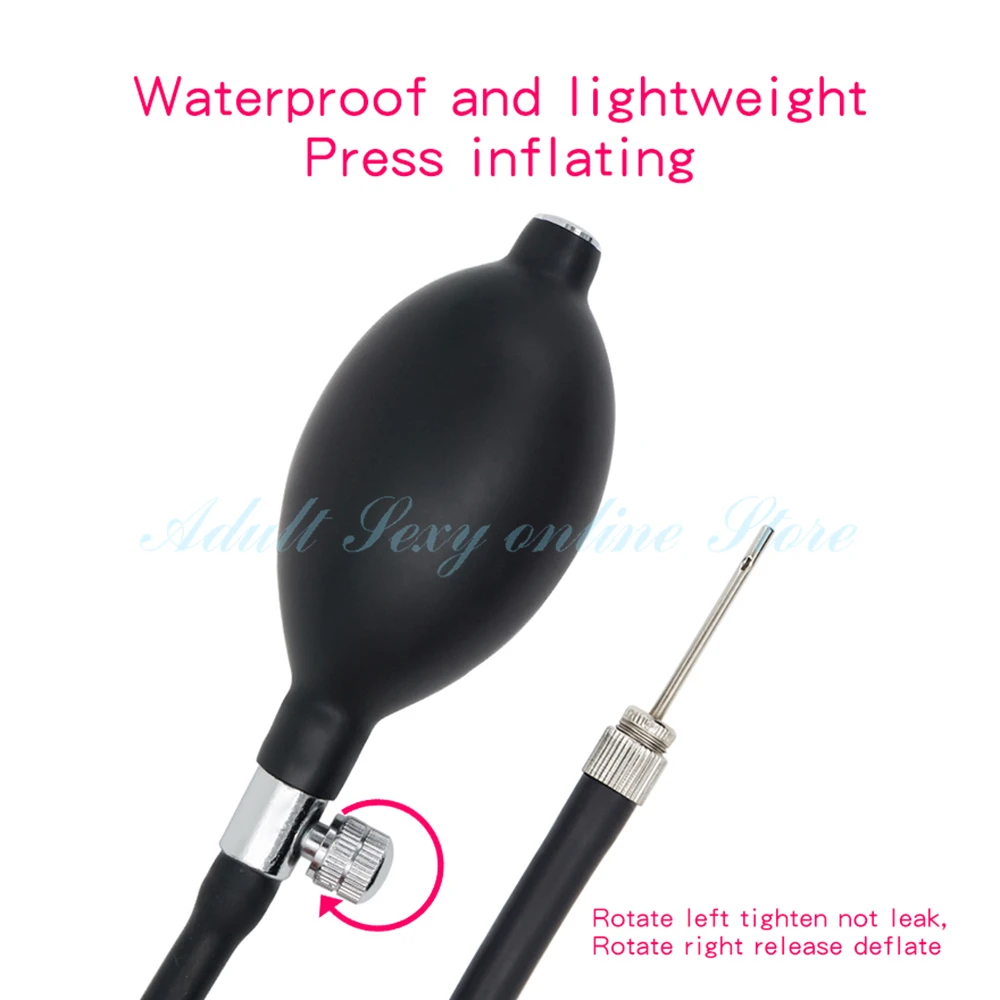 Inflatable Big Anal Ball Dildo Butt Plug for Women Men