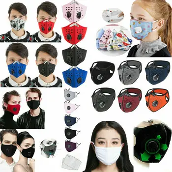 

Safety Mask Face Shield Industrial Protector Kids Reusable Anti-dust Cycling Outdoor Protective Face Mouth Cotton Masks