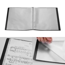 A4 Прозрачный 10 карманов держатель для файлов журнал для презентаций с прозрачной страницы лист протектор файл документ бумага музыкальные оценки папка