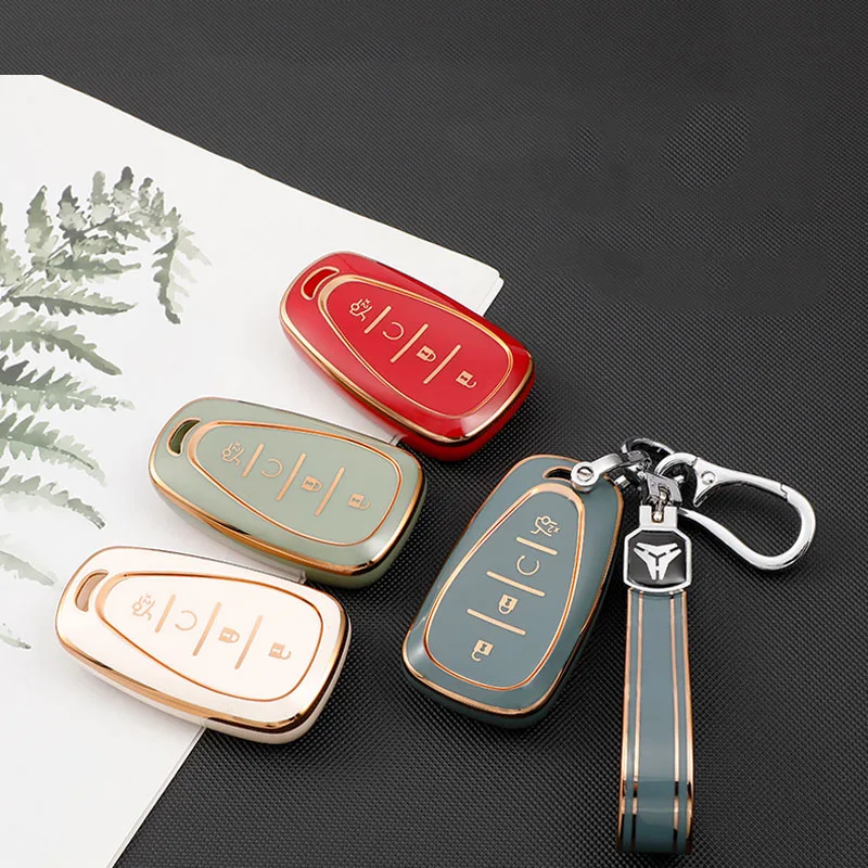 Copertura di protezione della custodia chiave dell'automobile in TPU per Chevrolet New Malibu XL Equinox supporto per Auto Shell Car-Styling accessori Auto coperture chiave - Hab05a1a016144819a6d0025f52fc1e125