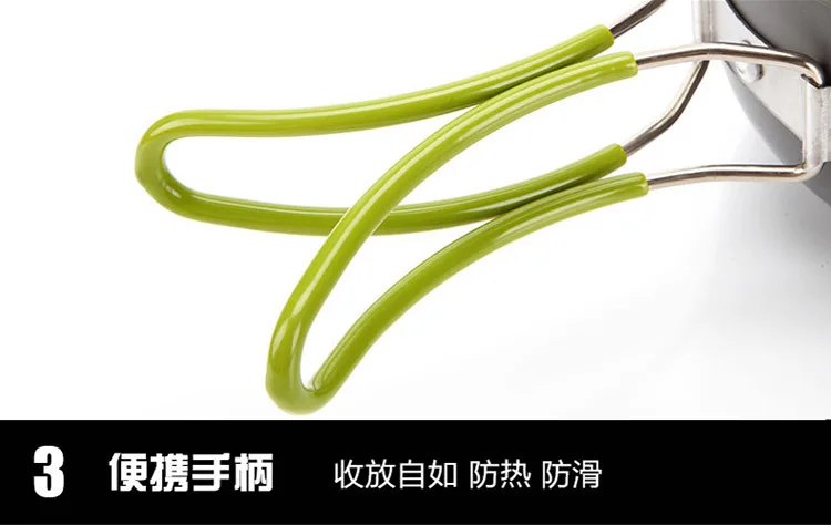 Amazon Горячая Открытый Кемпинг кухонная посуда для пикника Shabu набор горшков для горячей пищи кастрюля для турпоходов пересечение границы 101 поколение жира