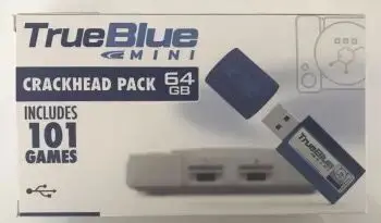 

for PS1 game console true blue mini CRACKHEAD PACK 64GB includes 101 games