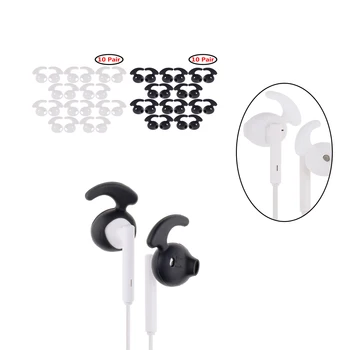 

10 Set Silicone in-ear Headset Earbuds Cover with Hook Earphone Accessaries for Samsung S7 G9250 Level U Non Slip Ear Hooks Caps
