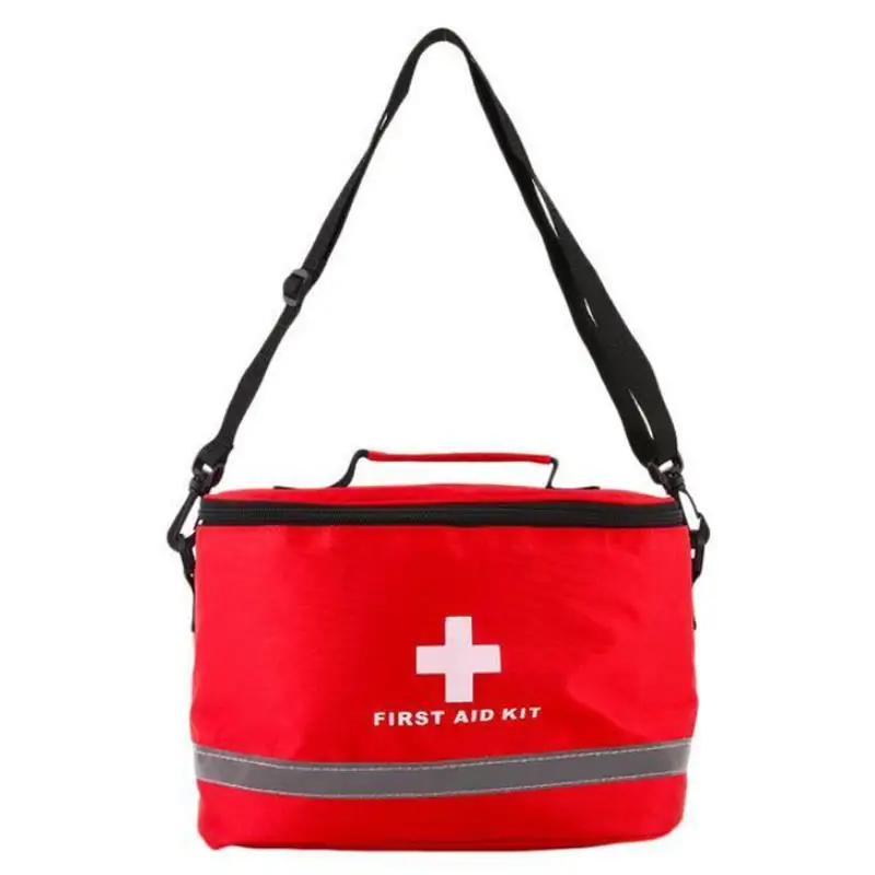 Высокая плотность Ripstop Спортивный Кемпинг Домашний медицинский аварийный набор первой помощи сумка на открытом воздухе Красный нейлон яркий крест символ