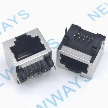

50Pcs/Lot Network Interface Rj45 Socket No Lamp Female 8P8C Cable Socket