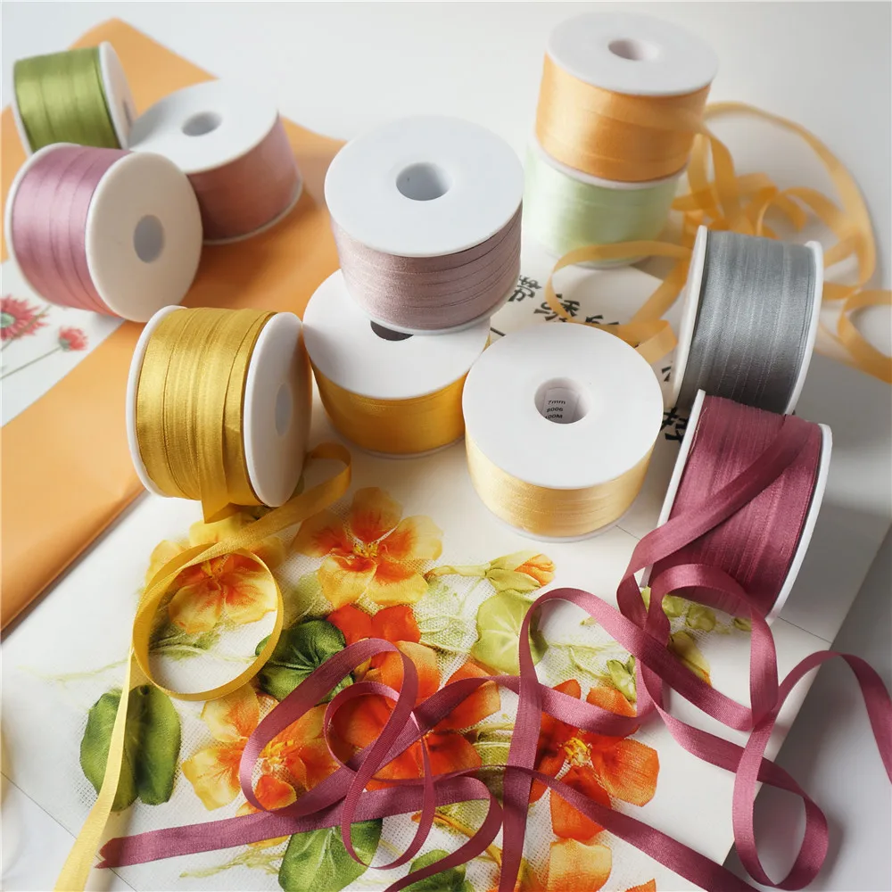 Hand Dyed Silk Ribbon - 2 Wide Online Ribbon - May Arts Ribbon