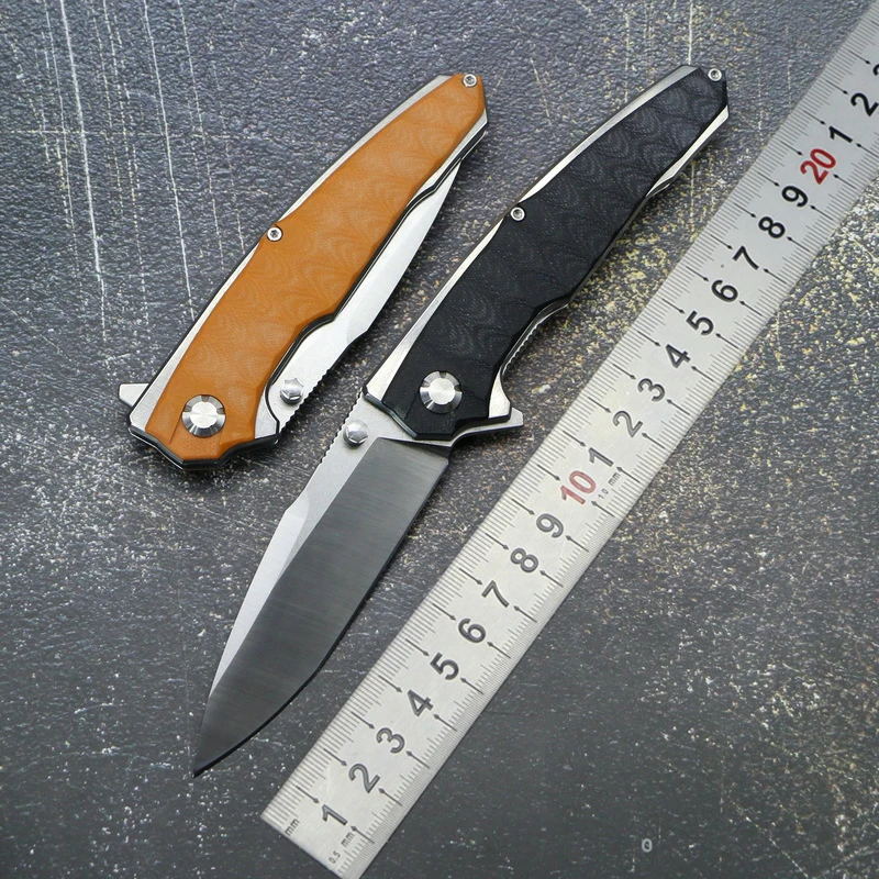 

TIGEND BE01 folding knife 8CR13MOV blade G10+ steel handle outdoor camping hunting multi-function fruit knife Survival EDC tool