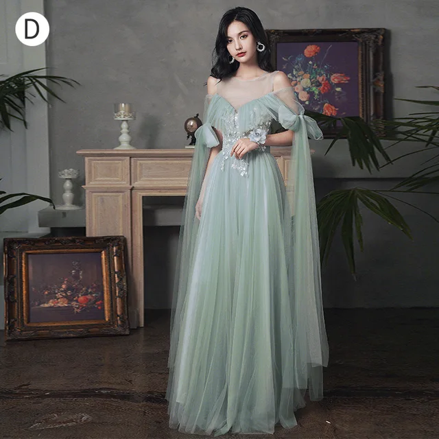Simple Green Bridesmaid Dresses V Neck 