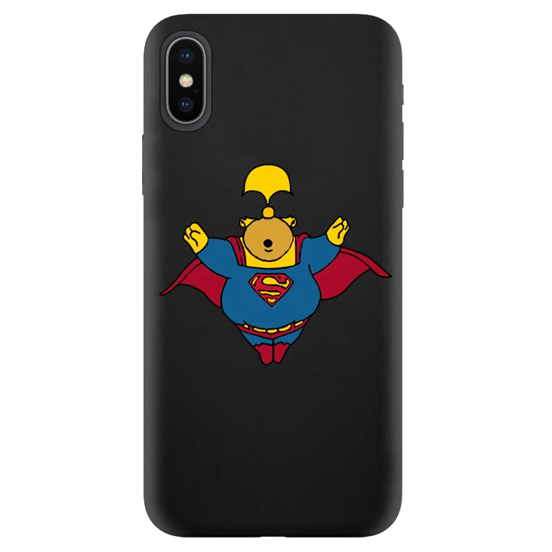Чехол Homer J. Simpson для iPhone 11 XR X Xs Max 8 7 6 Plus 6S 5S SE Мягкий силиконовый чехол для телефона Барт Симпсон - Цвет: Color6