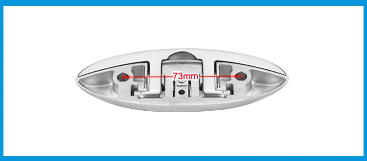 5 дюймов нержавеющая сталь 316 лодка откидная Складная подтягивающая док-станция палуба морская аппаратная Линия Веревка швартовка клеет аксессуары