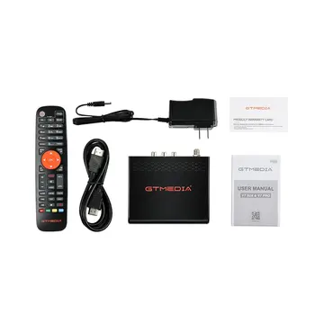 

GTMEDIA V7S2X DVB-S/S2/S2X AVS+ VCM/ACM/multi-stream/T2MI BISS Auto Roll Full With Antenna Black TV Receiver