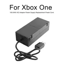 ЕС/США штекер Адаптер переменного тока 100-240 В адаптер переменного тока блок питания Замена шнура питания для Xbox One игровой консоли