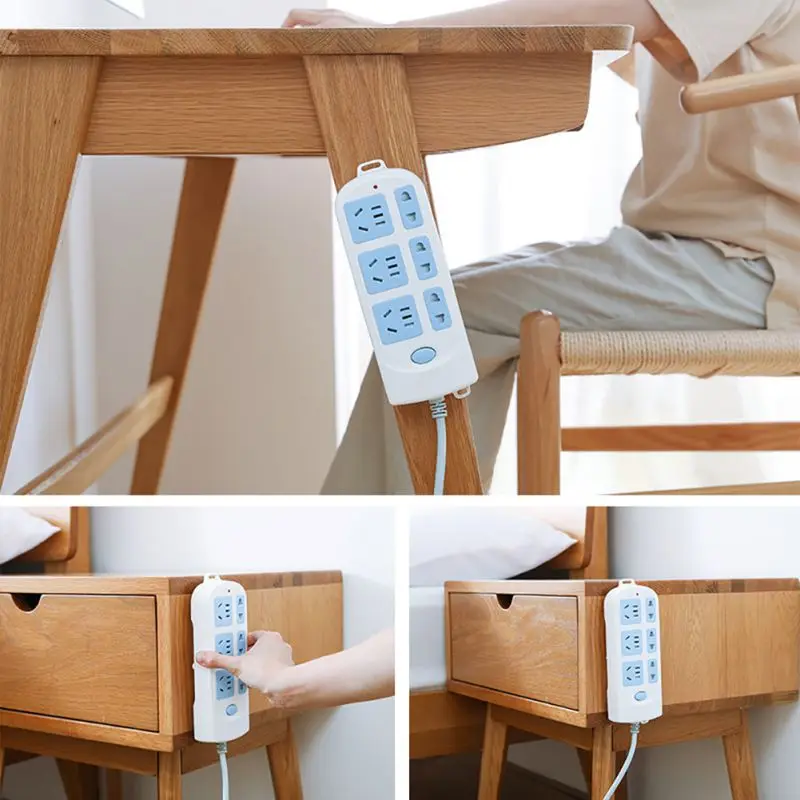 

Self Adhesive Power Strip Fixator Punch-Free Seamless Wall Mount Power Strip Holder Stand