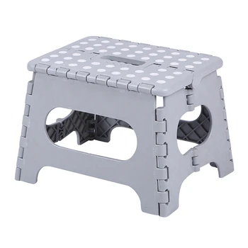

Folding Footstool Portable Dot Non-slip Children Foot Stool Bathroom Step Stools H3CF