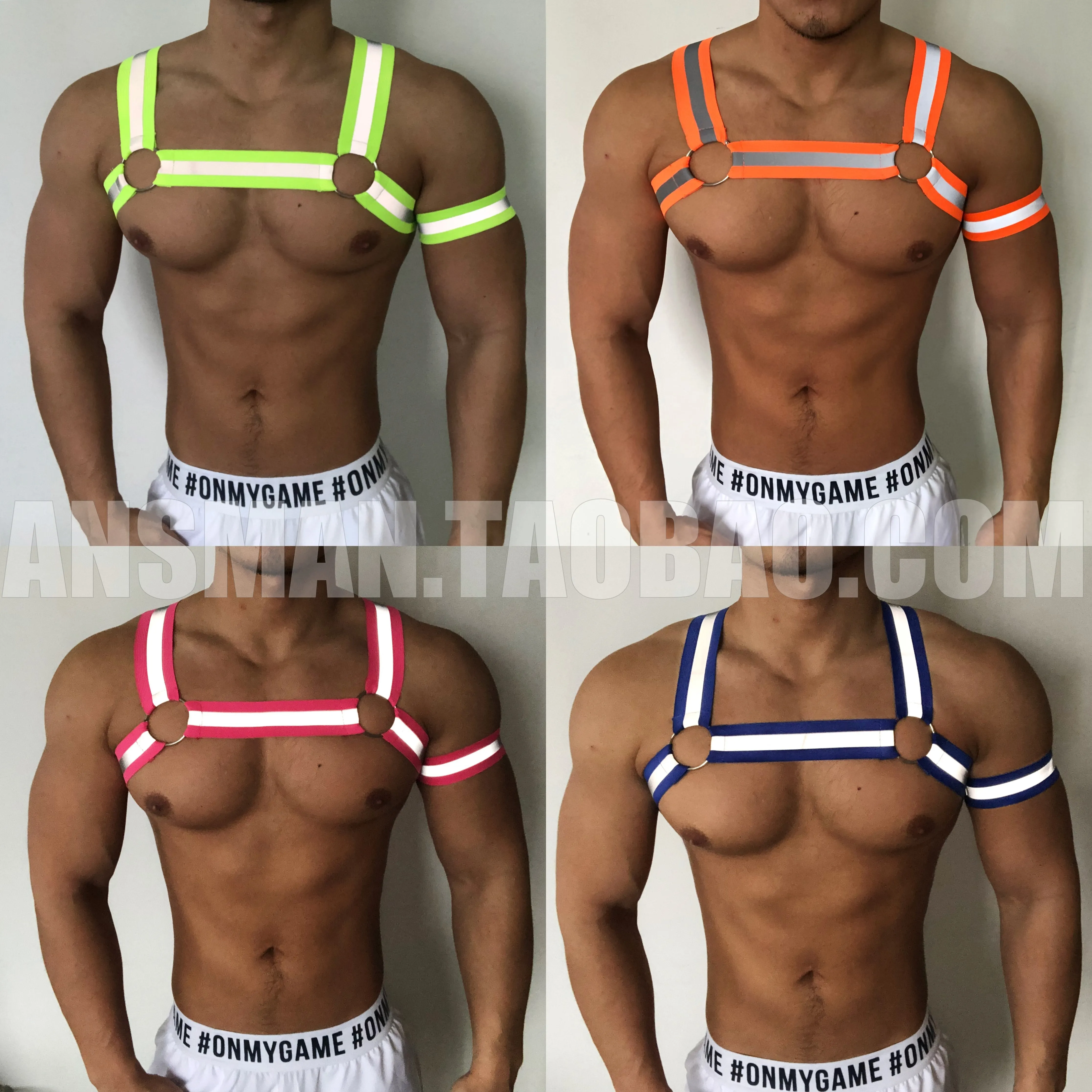 

FERNER 2019 New Men Singers Sexy Chestbelt Male Singer Stage Costume DJ DS 4 Colour Dance outfit Dancer Party Chest Strap