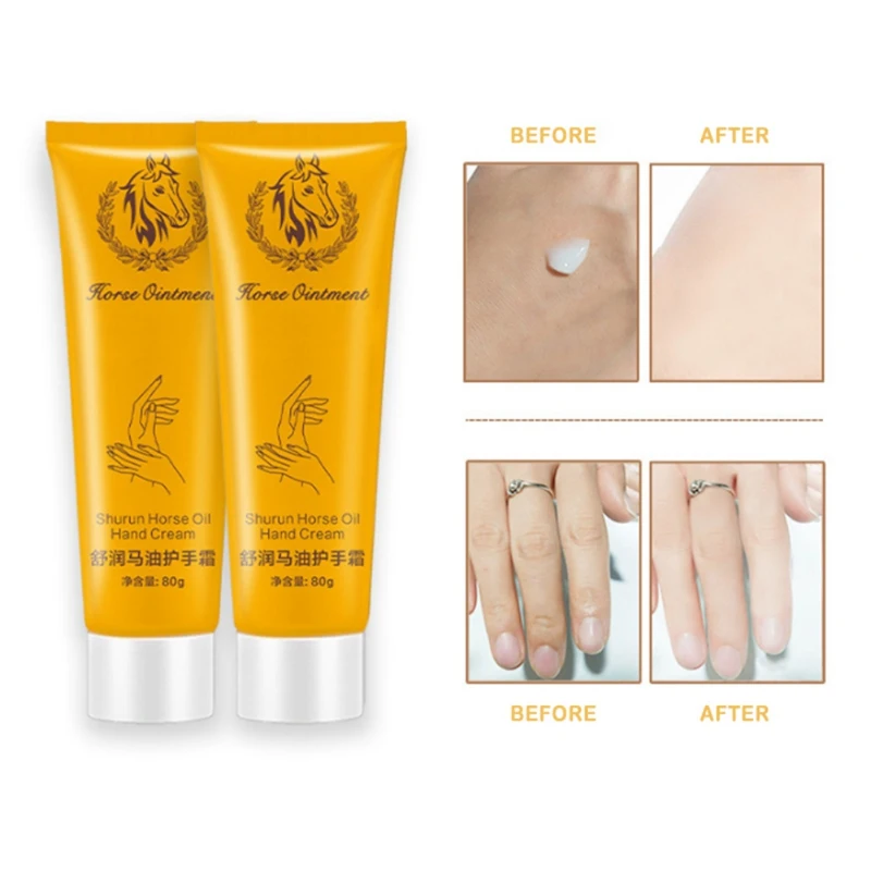 Крем для рук с лошадиным маслом, лосьон Crema De Manos Handcreme, увлажняющий, питательный, для кожи, против трещин, анти-сушка, уход за кожей, новинка
