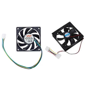 

1 Pcs 70Mm X 15Mm 3Pin DC 12V Brushless PC CPU Case Cooler Cooler & 1 Pcs Computer PC Case 4 Pin Cool Cooler Cooling Fan 120Mm