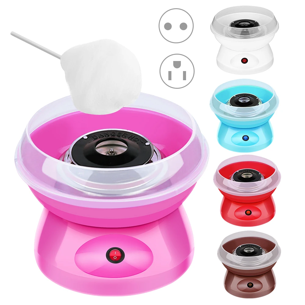 Electric DIY Sweet Cotton Candy Maker EU Plug /US Plug Portable Cotton Floss Machine 220V Making Machine