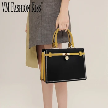 

VM FASHION KISS Genuine Leather Luxury Handbags Women Crossbody Bags For Designer Famous Handbag 2020 Shoulder Bag Pochette