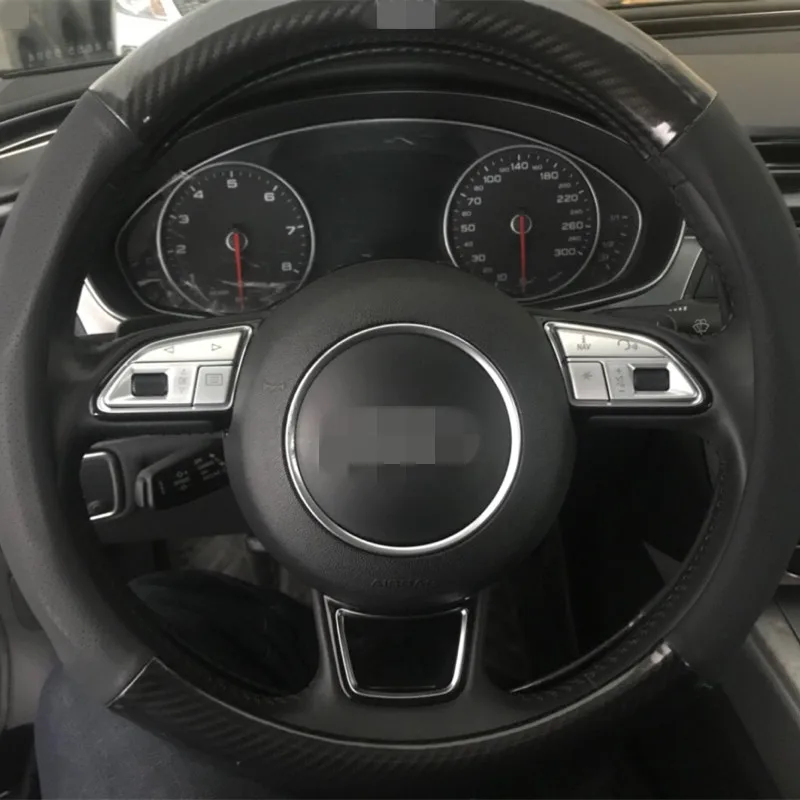 Хромированные пуговицы на руль для стайлинга автомобиля декоративная отделка