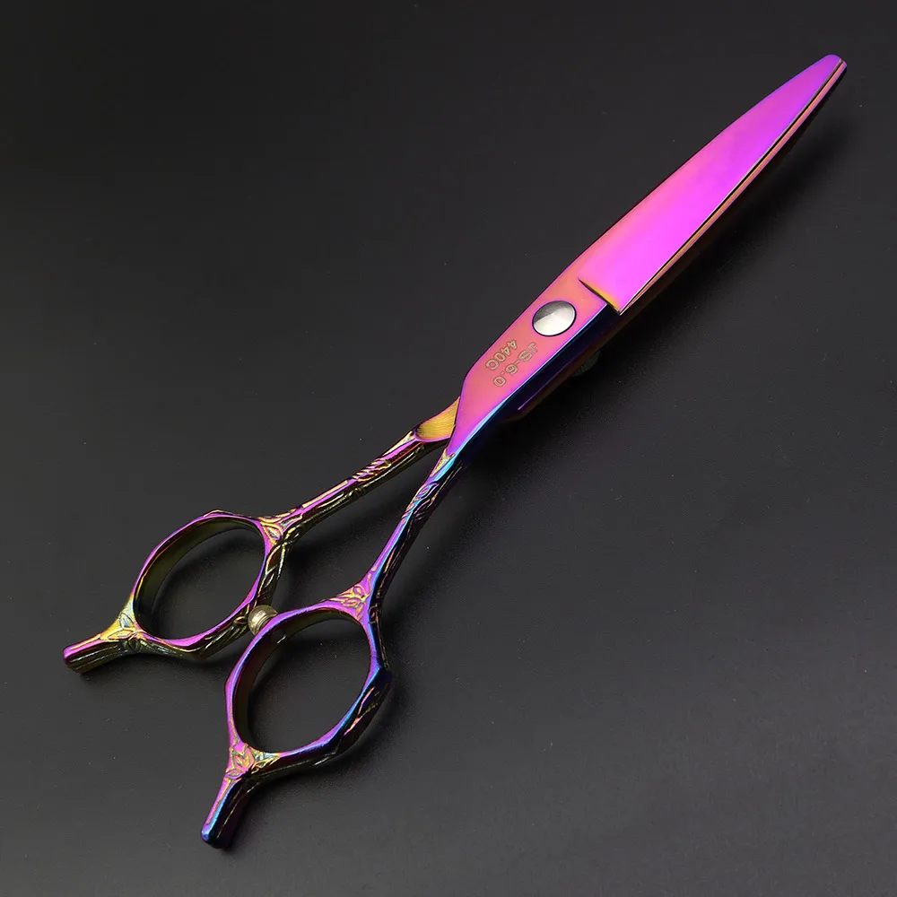 6 Inch Japanese 440C Cutting and Thinning Scissors and Razor Set Professional hairdresser scissors hairdresser Styling tools
