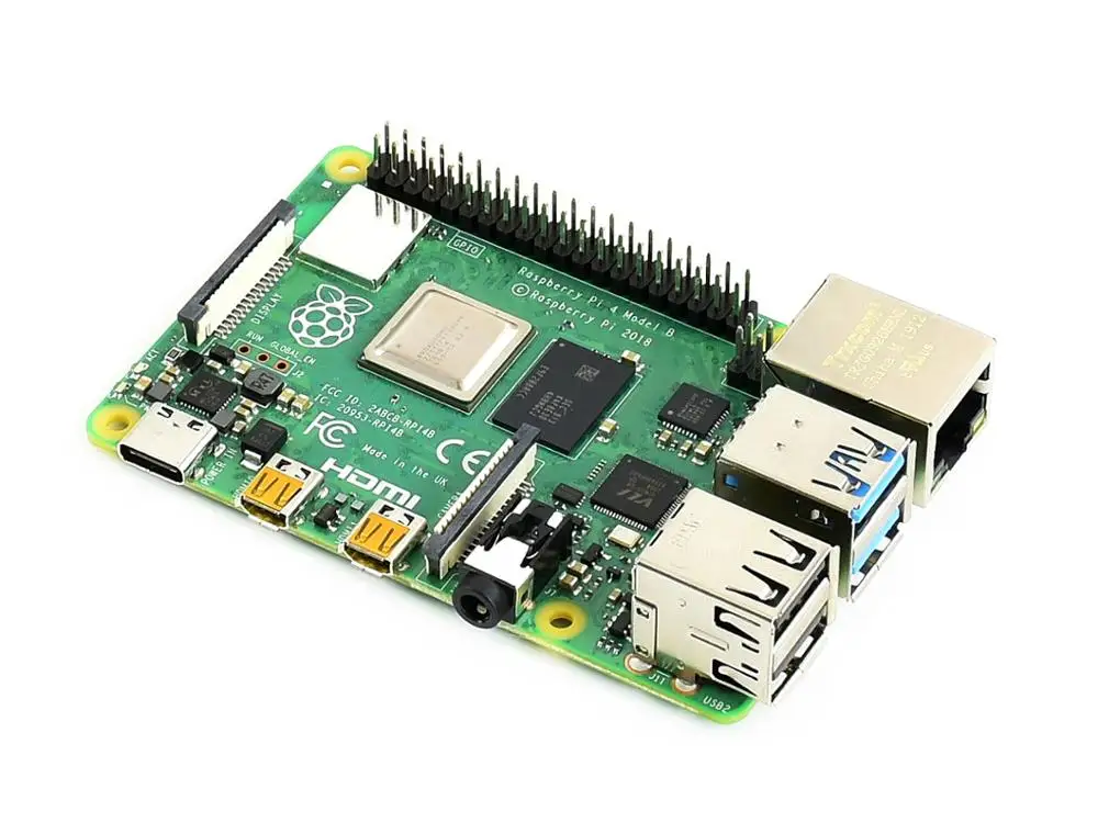 Оригинальная Raspberry Pi 4 Модель B 2GB ram, поддерживает двойной выход 4 K, Gigabit Ethernet, BCM2711B0(ARM Cortex-A72