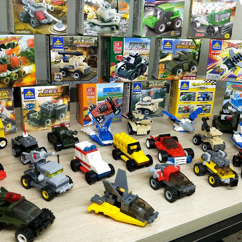

Building Blocks Mini Size City Car Series Figures Bricks Model Educational Compatible With Brands Birthday Toys For Children
