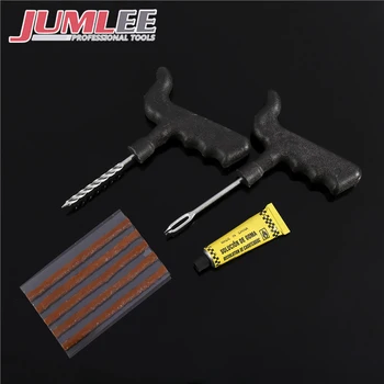 

1 Set Car Tire Repair Tool Kit Fast Emergency Durable Tire Repair Tools 8pcs Universal Applicable Quick Repairing