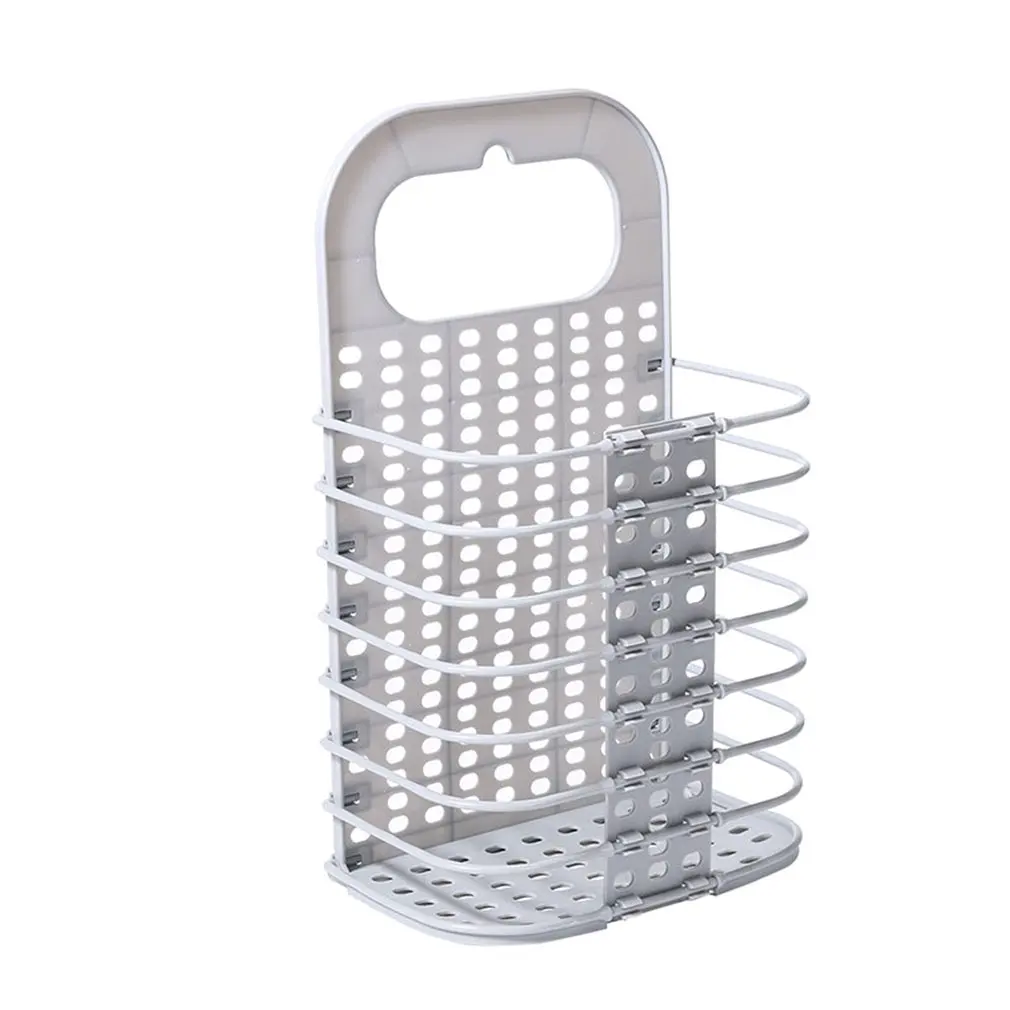 S Dirty Clothes Storage Baskets Household Folding Baskets Wall Hanging Clothes Basket Portable Hamper - Цвет: S