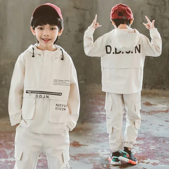 

Clothes For Boys Loose Casual Hoodies & Pants Boy Clothes Set Letter Print Boys Clothes New Fashion Kids Suit For Boy Steetwear