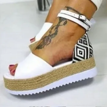 

Fashion Women Sandals Platform Summer Sandals With Buckle Strap Shoes Mixed Colors Platform Shoes Women Sandals 2020
