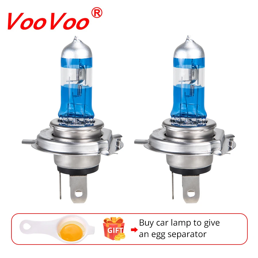 Автомобильные галогенные лампы VooVoo 2 шт. H4 H7 противотуманные фары s 100 Вт 6500K HS1 12 В