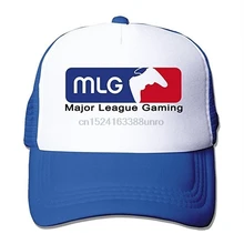 Major League Gaming MLG ESports черная сетчатая Кепка с логотипом
