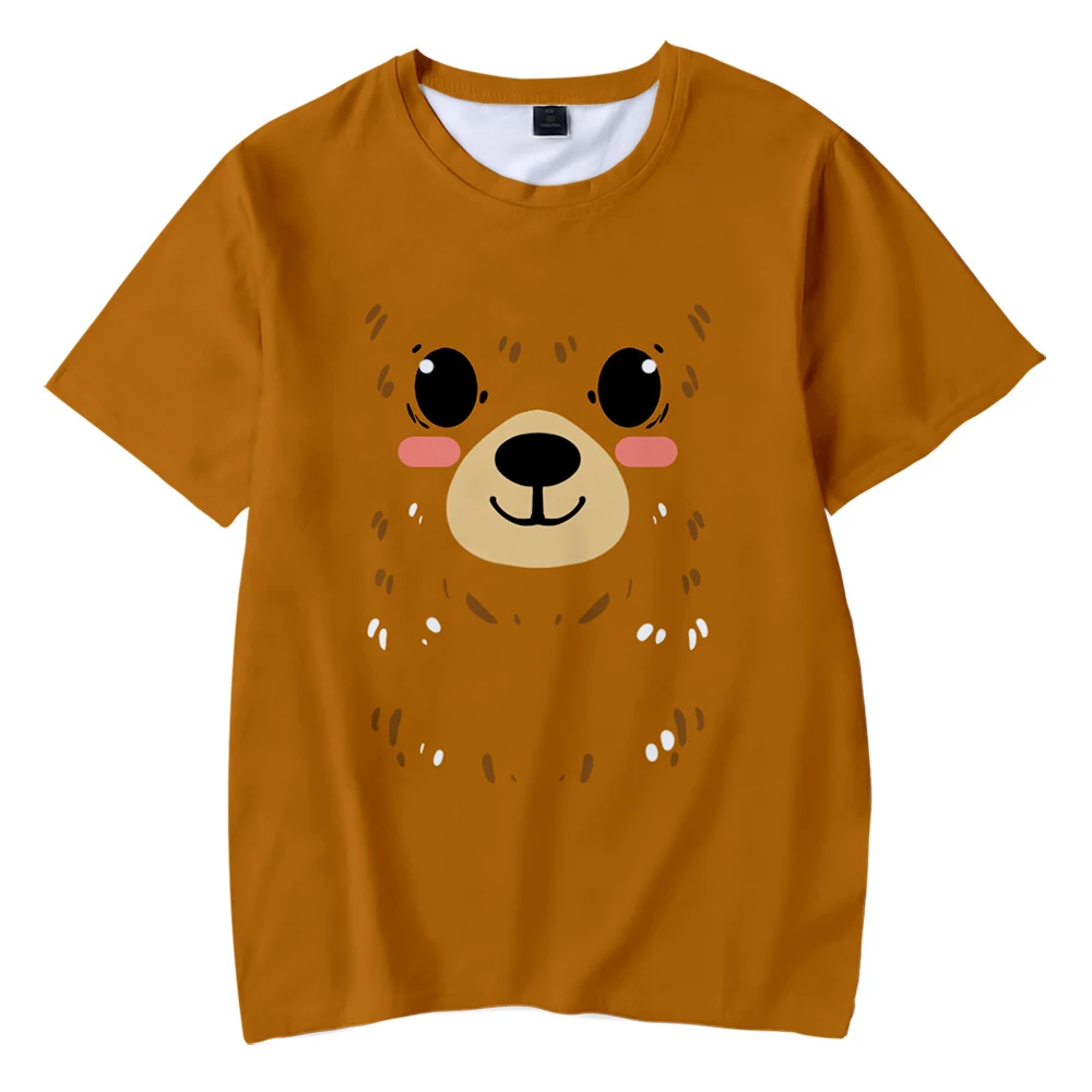 Lovely Animal 3D Printed Children T-shirts Fashion Summer Short Sleeve Tshirt Hot Sale Kids Casual Streetwear Clothes | Мужская одежда