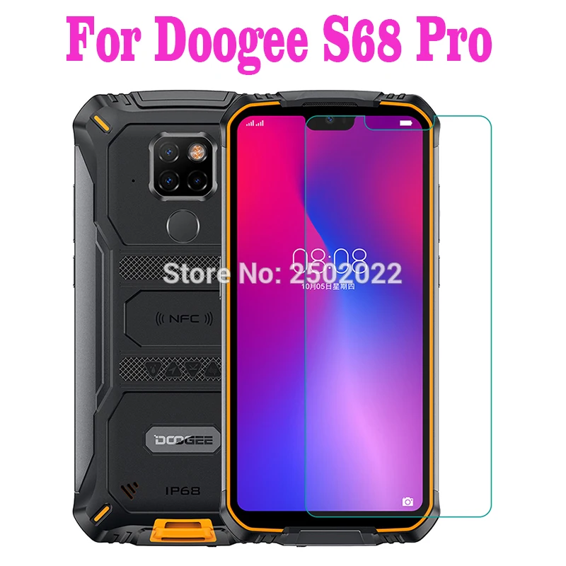 Закаленное стекло Для Doogee S68 Pro Защитная пленка 2.5D S68Pro | Мобильные телефоны и